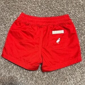 The Beaufort Bonnet Company Red Sheffield Shorts - 2T